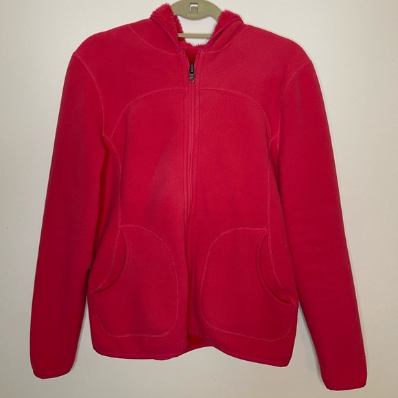 Reversible Fleece/Sherpa Athletic Jacket S/M - Picture 3 of 9